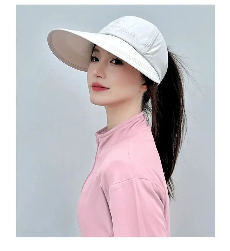 Women Anti-UV Sun Hat Black Large Brim — feature 18