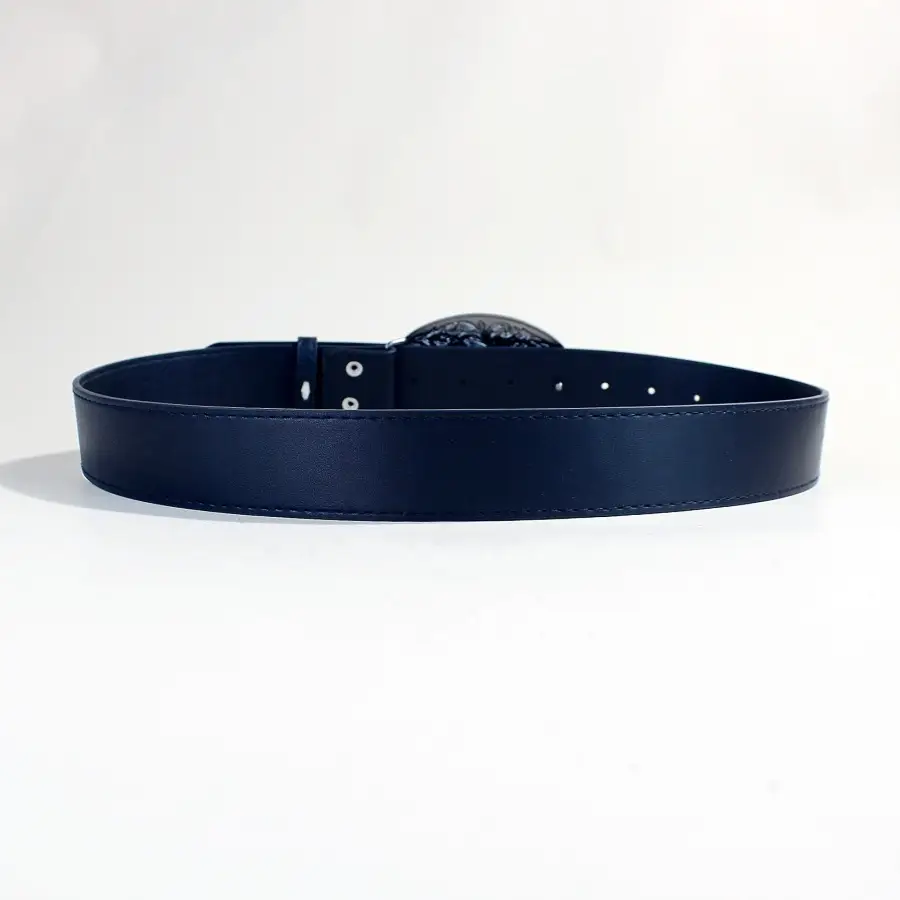 Vintage Metal Buckle Belt for Men Western Dress Shirt — feature 10