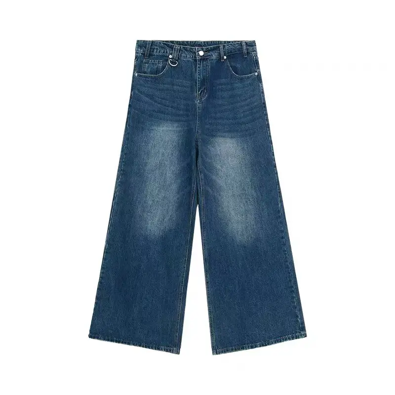 American Style Washed Denim Shorts Men