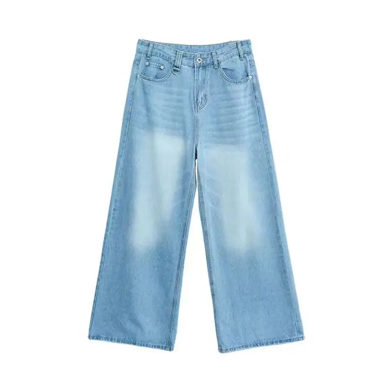 American Style Washed Denim Shorts Men