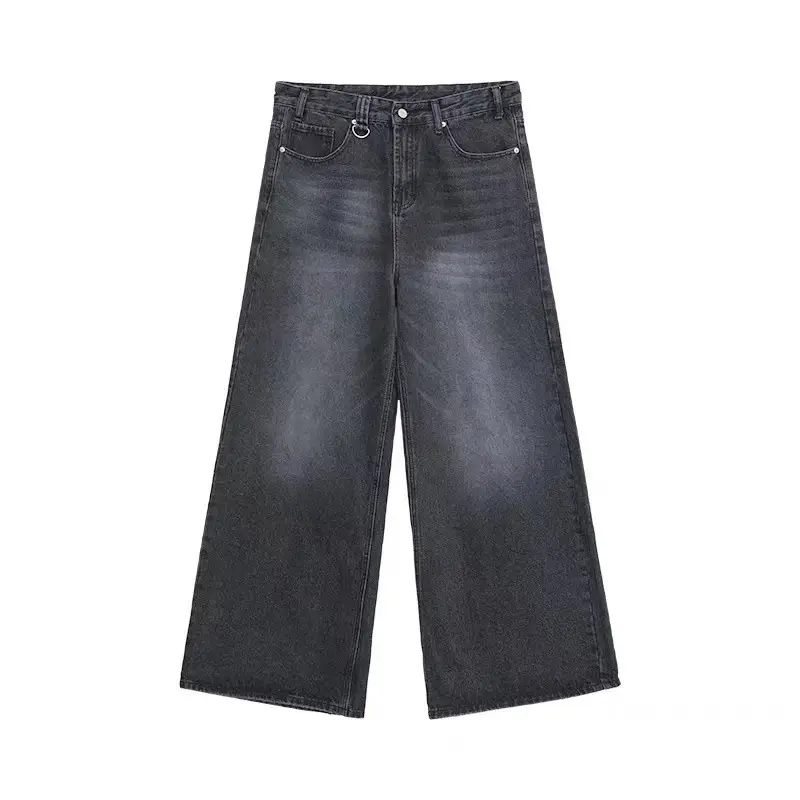 American Style Washed Denim Shorts Men