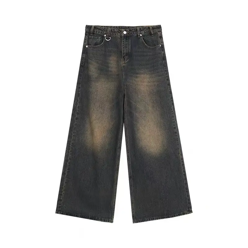 American Style Washed Denim Shorts Men