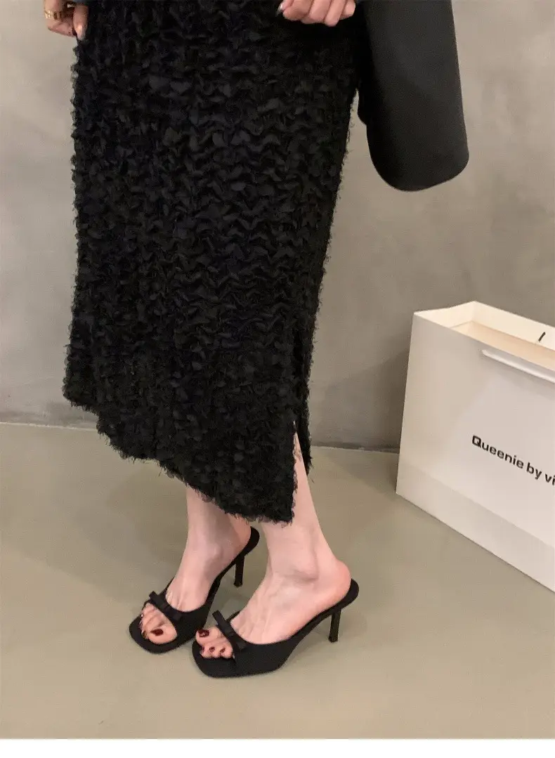 Pink High Heel French Small Sandals Fairy Shoes 2024 New Summer Fashion Outwear Elegant Niche Sandals — feature 4
