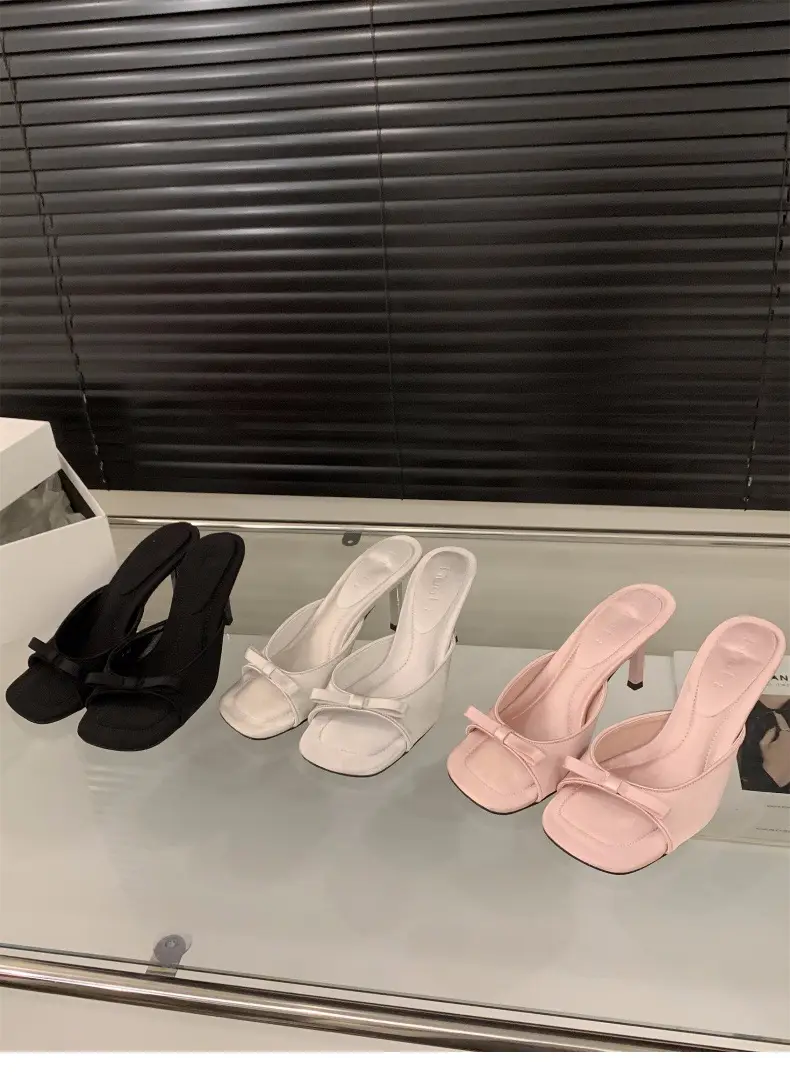 Pink High Heel French Small Sandals Fairy Shoes 2024 New Summer Fashion Outwear Elegant Niche Sandals — feature 9