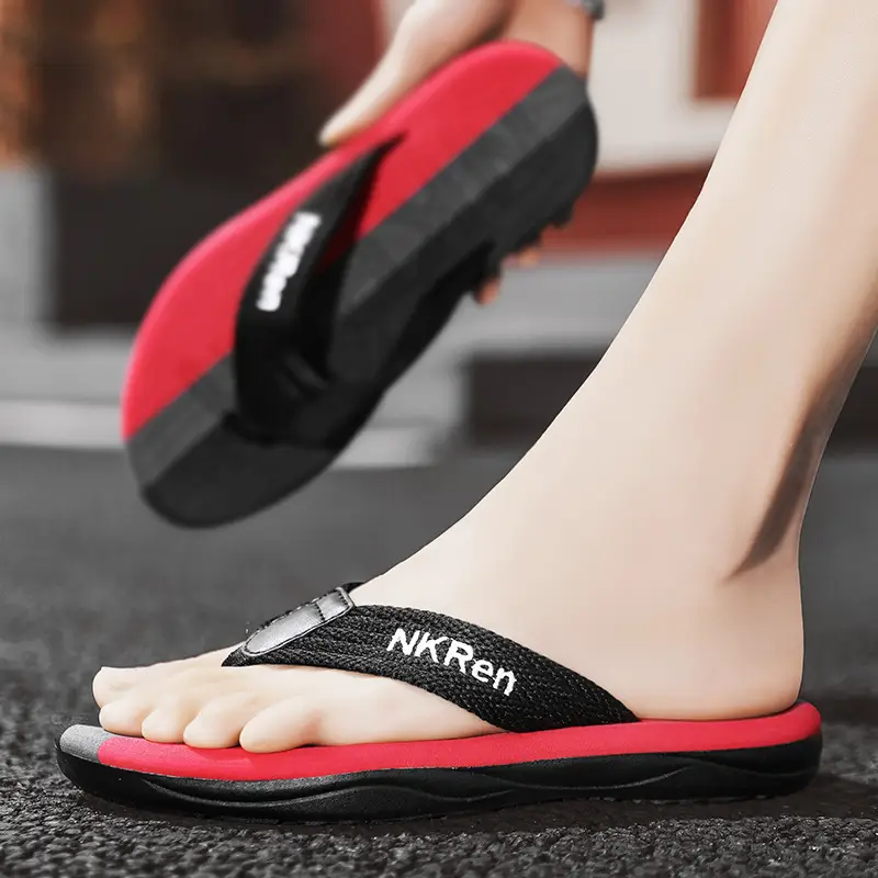 Slippers Men's Summer New Thick Bottom Trendy Casual Men's Beach Flip-Flops Outdoor Wear Men's Sandals - Image 7