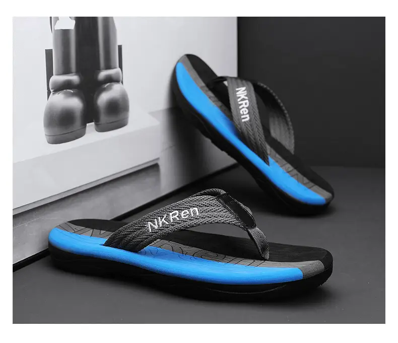 Slippers Men's Summer New Thick Bottom Trendy Casual Men's Beach Flip-Flops Outdoor Wear Men's Sandals — feature 11