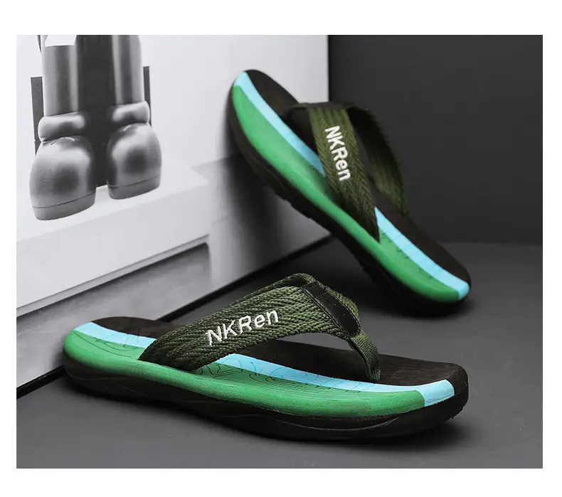 Slippers Men's Summer New Thick Bottom Trendy Casual Men's Beach Flip-Flops Outdoor Wear Men's Sandals — feature 15