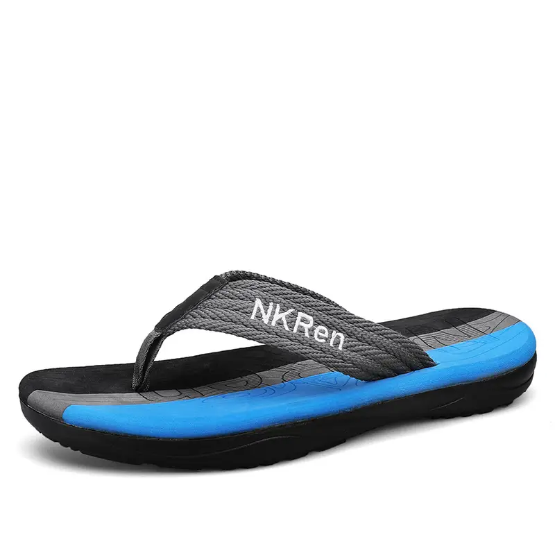Slippers Men's Summer New Thick Bottom Trendy Casual Men's Beach Flip-Flops Outdoor Wear Men's Sandals - Image 2