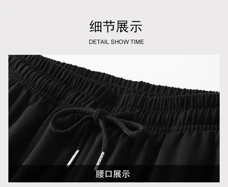 Men Grey Pure Cotton Capri Shorts Loose Fit — feature 12