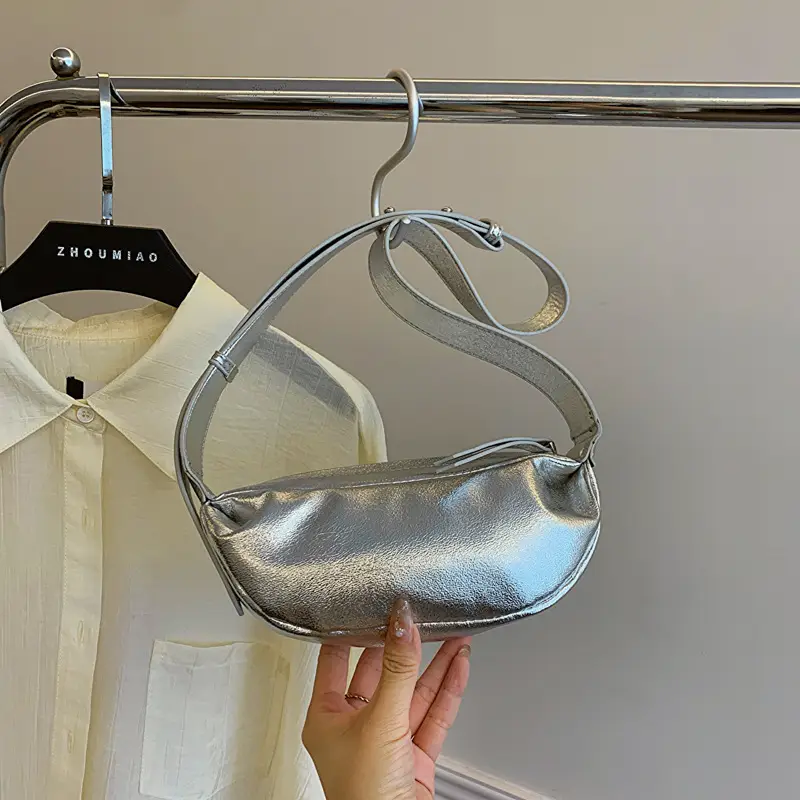 Minimalist Pleated Shoulder Bag for Women 2026 - Image 2
