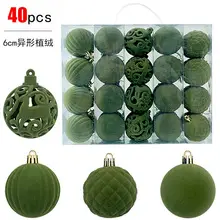 Silver Butterfly Foam Christmas Balls 8cm — feature 15
