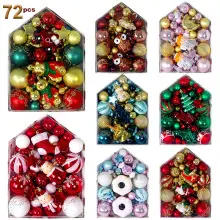 Silver Butterfly Foam Christmas Balls 8cm — feature 2