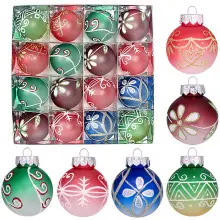 Silver Butterfly Foam Christmas Balls 8cm — feature 9