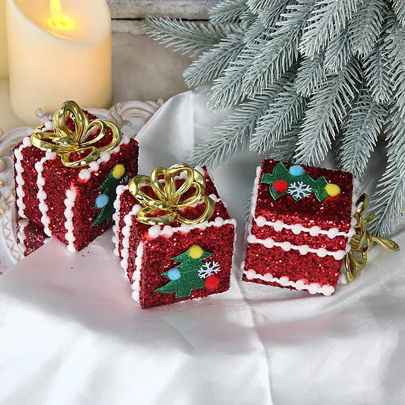 Silver Butterfly Foam Christmas Balls 8cm