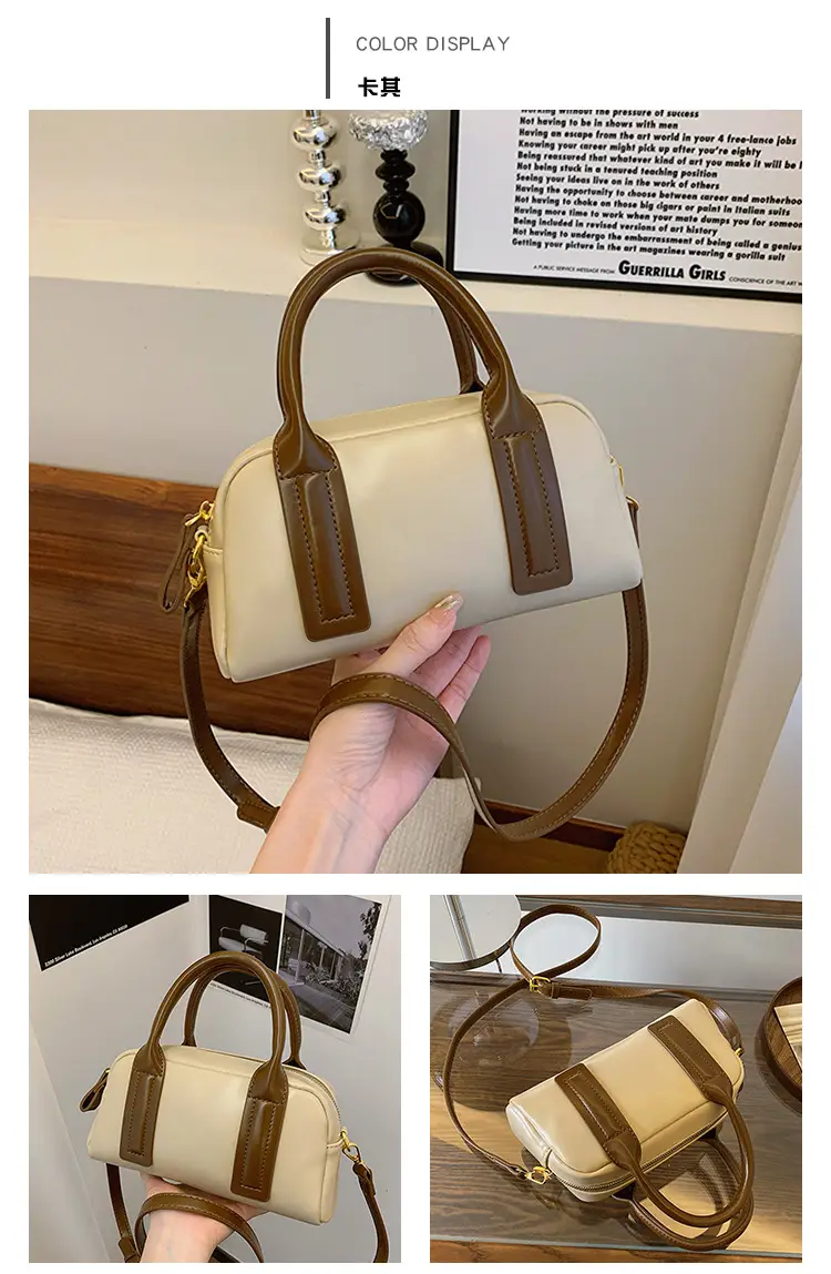 Black Korean Fashion Shoulder Messenger Bag 2024 — feature 11