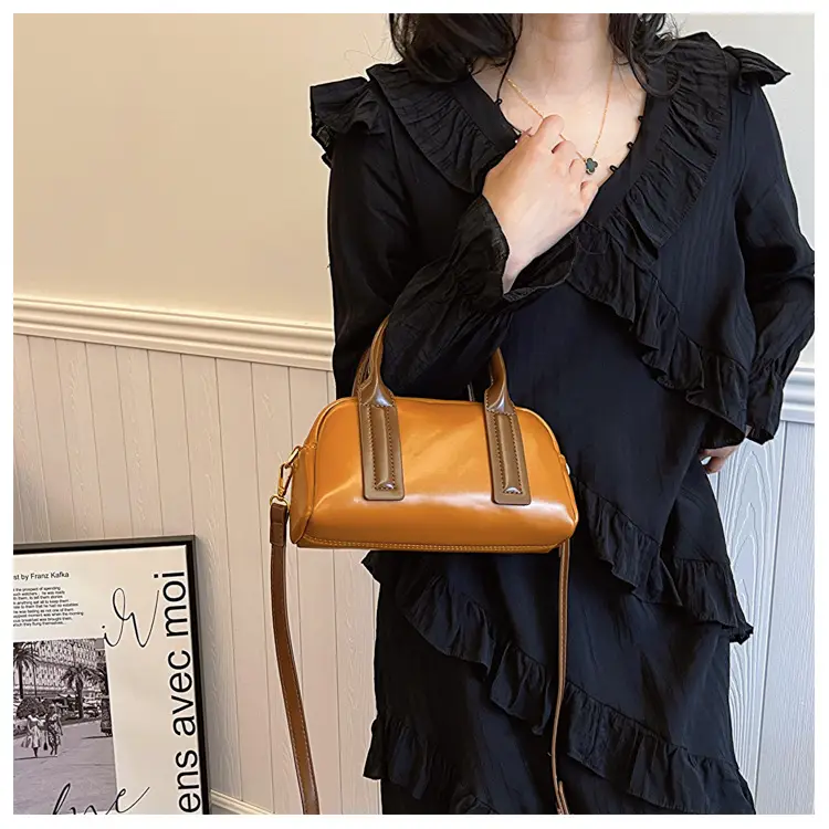 Black Korean Fashion Shoulder Messenger Bag 2024 — feature 16