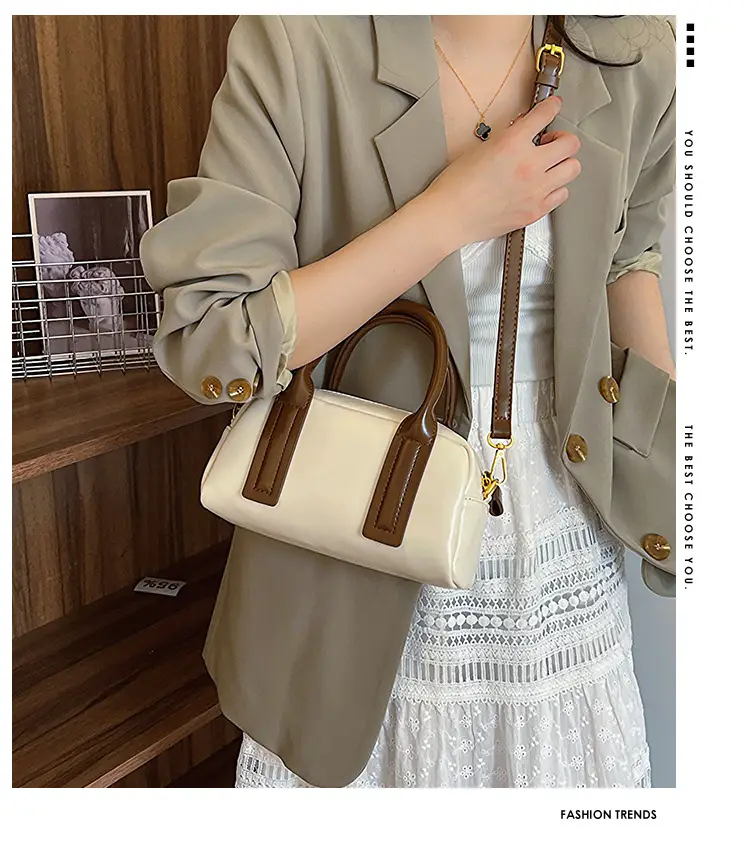 Black Korean Fashion Shoulder Messenger Bag 2024 — feature 2