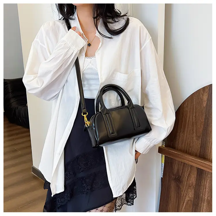 Black Korean Fashion Shoulder Messenger Bag 2024 — feature 20