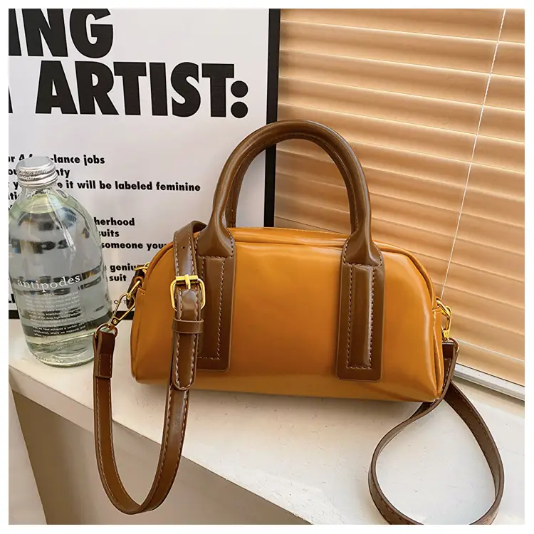 Black Korean Fashion Shoulder Messenger Bag 2024 - Image 4