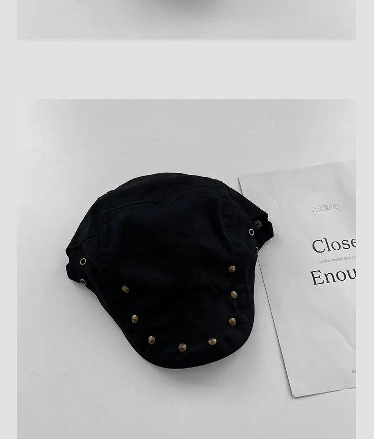 Women's Retro Rivet Hat Sunscreen All Match — feature 19