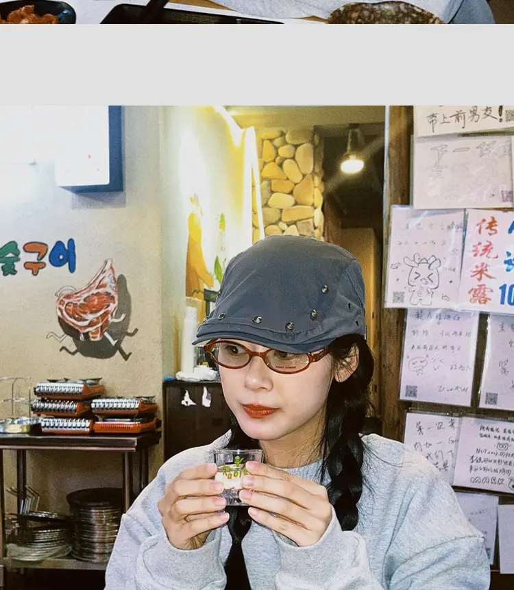 Women's Retro Rivet Hat Sunscreen All Match — feature 7