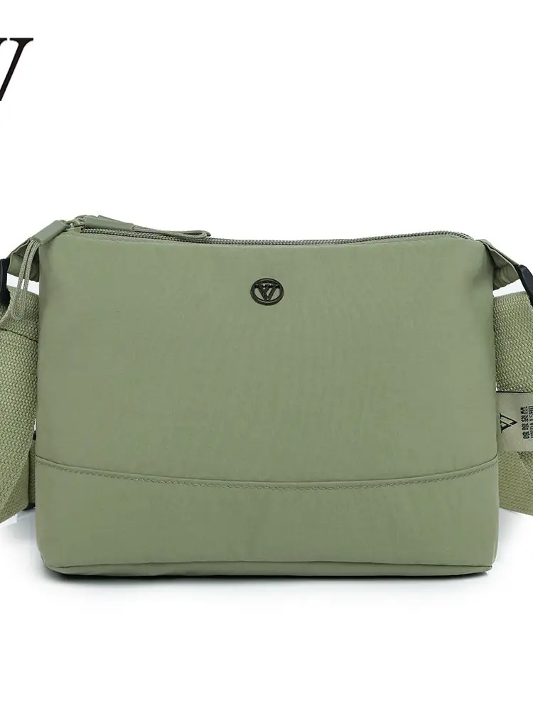 Women's Green Waterproof Crossbody Bag Nylon Oxford