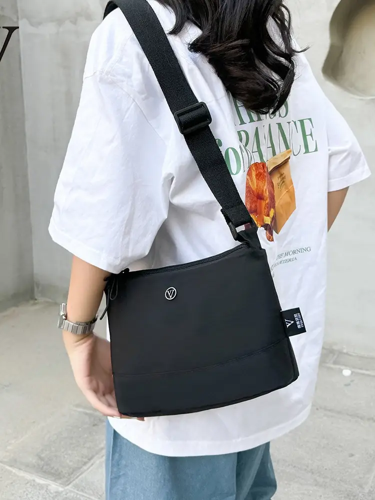 Women's Green Waterproof Crossbody Bag Nylon Oxford