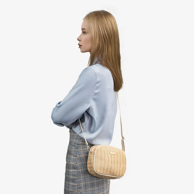 Women Woven Photo Bag Straw Crossbody 2024 - Image 9