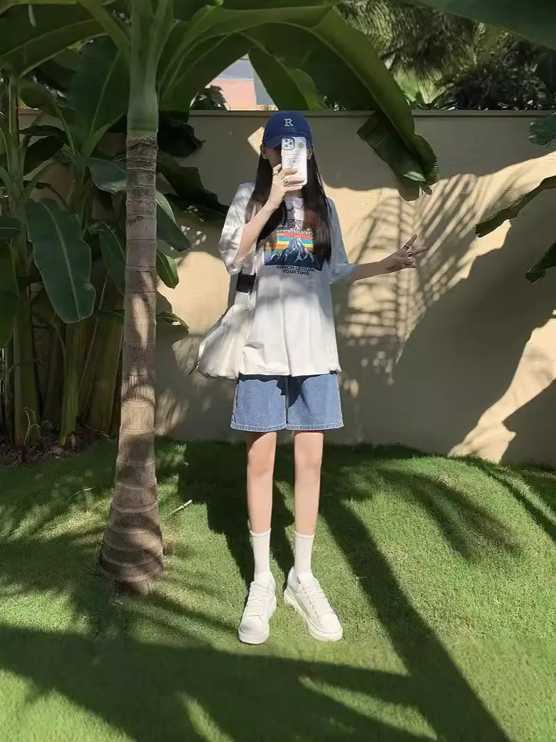 Jiaxun Xintang Denim Shorts Dark Blue Youth