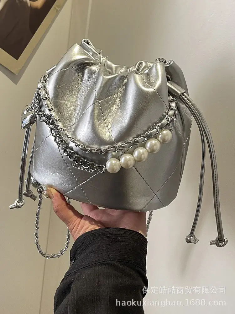 Silver Chain Crossbody Bag Women 2024 New Style - Image 6