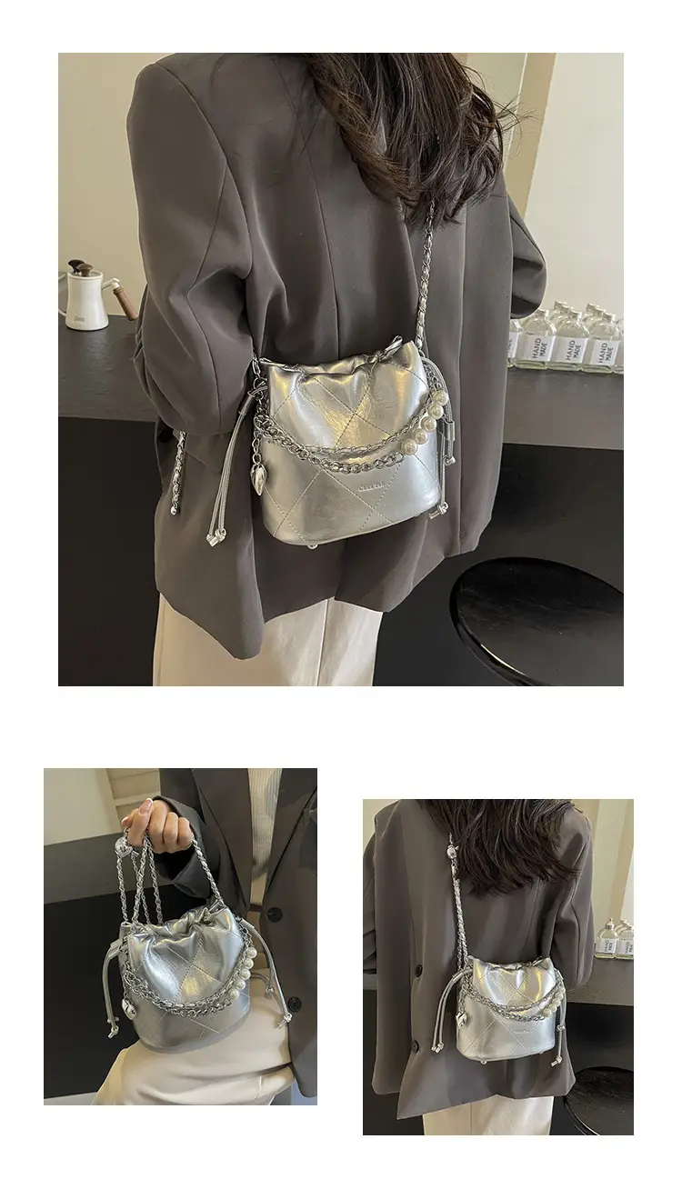 Silver Chain Crossbody Bag Women 2024 New Style — feature 11