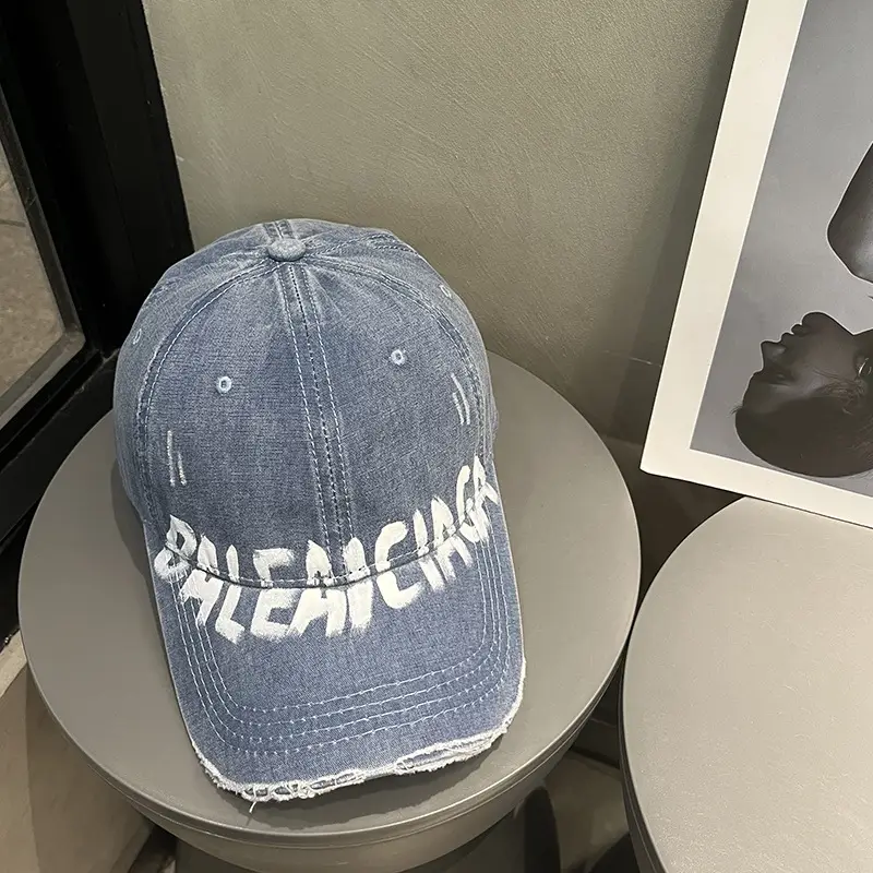 Pink Balenciada Washed Cap for Women Summer Sunshade - Image 4