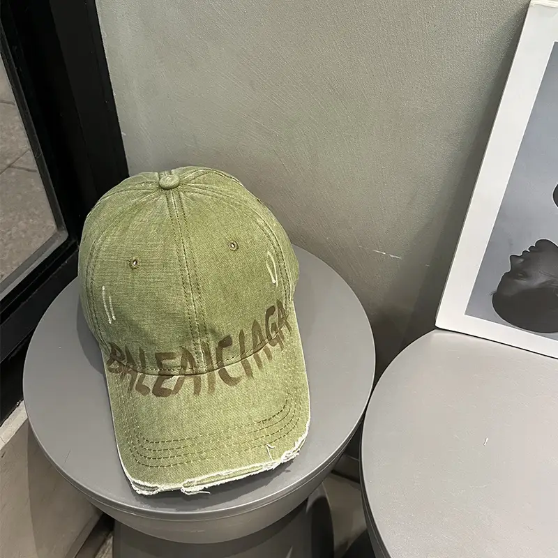 Pink Balenciada Washed Cap for Women Summer Sunshade - Image 6
