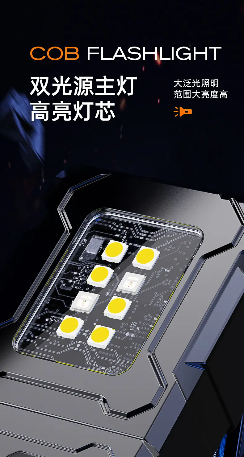 Lithium Battery Flashlight with Digital Display — feature 18