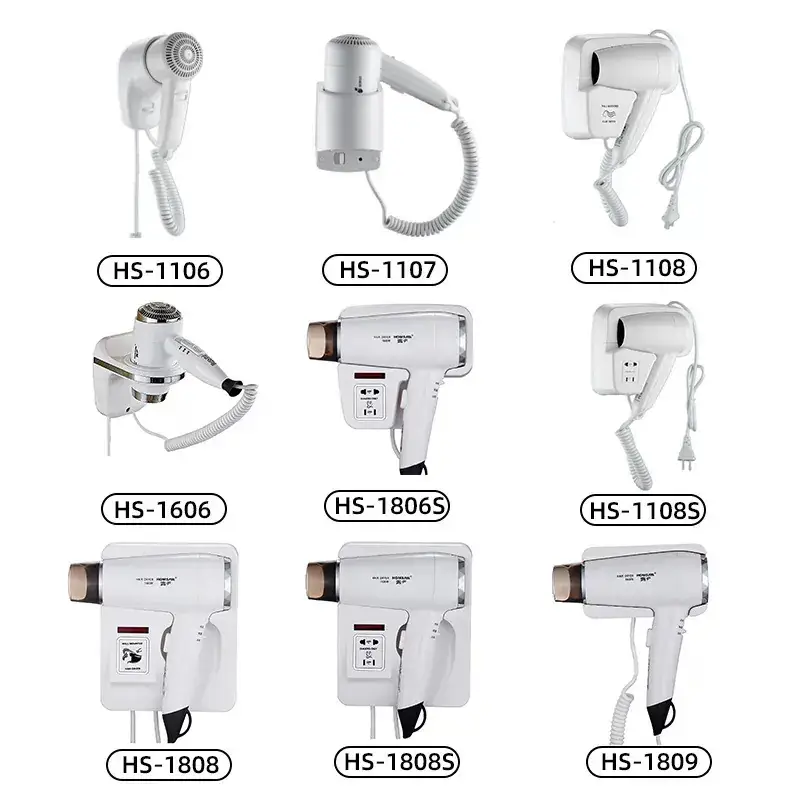 Wall-Mounted Hair Dryer 1600W 1200W Cross-Border - Image 7