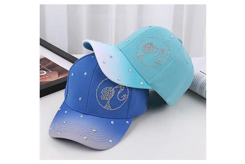 Rhinestone Crossbody Hat for Women Black White — feature 35