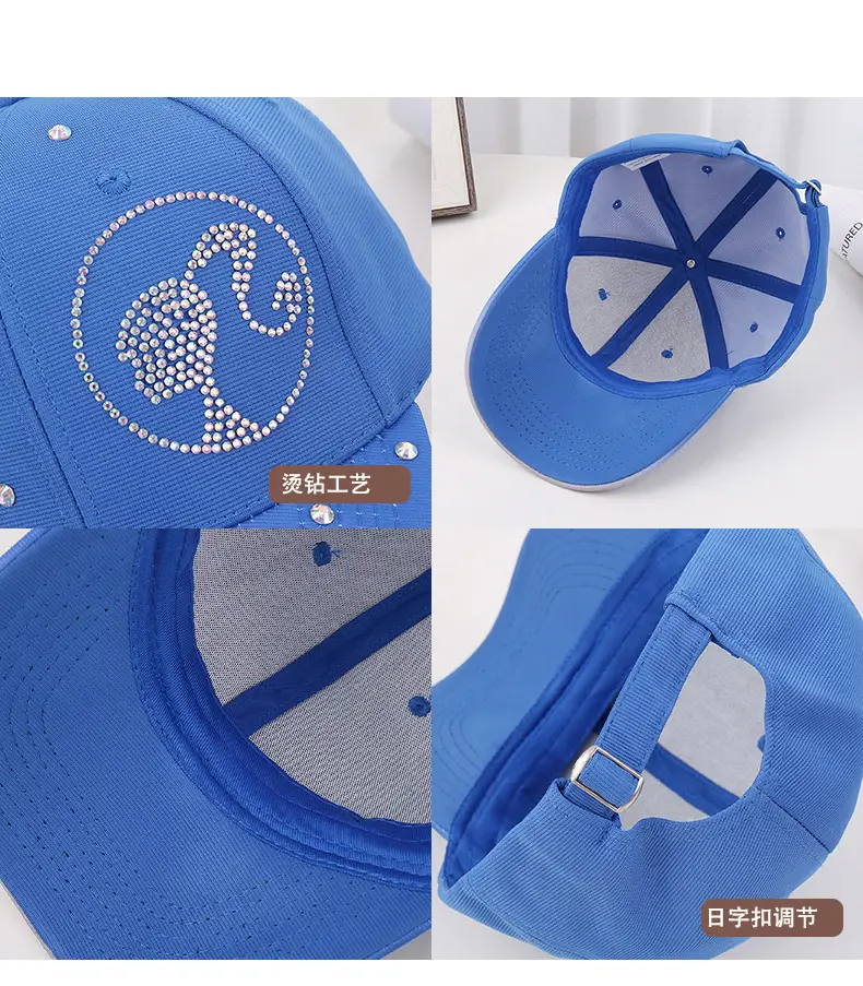 Rhinestone Crossbody Hat for Women Black White — feature 41