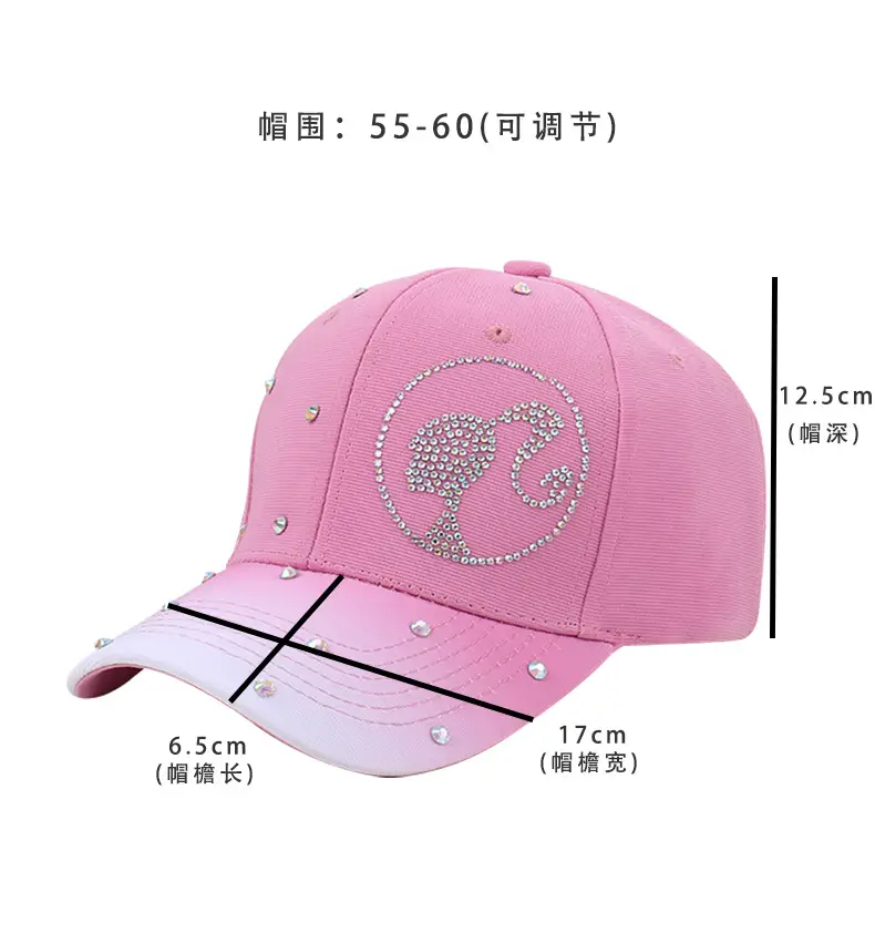 Rhinestone Crossbody Hat for Women Black White — feature 42