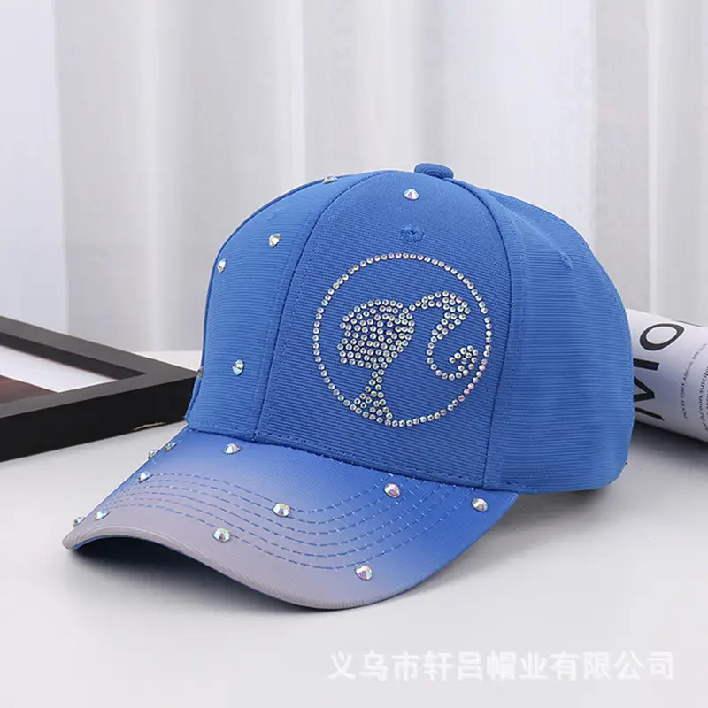 Rhinestone Crossbody Hat for Women Black White - Image 2