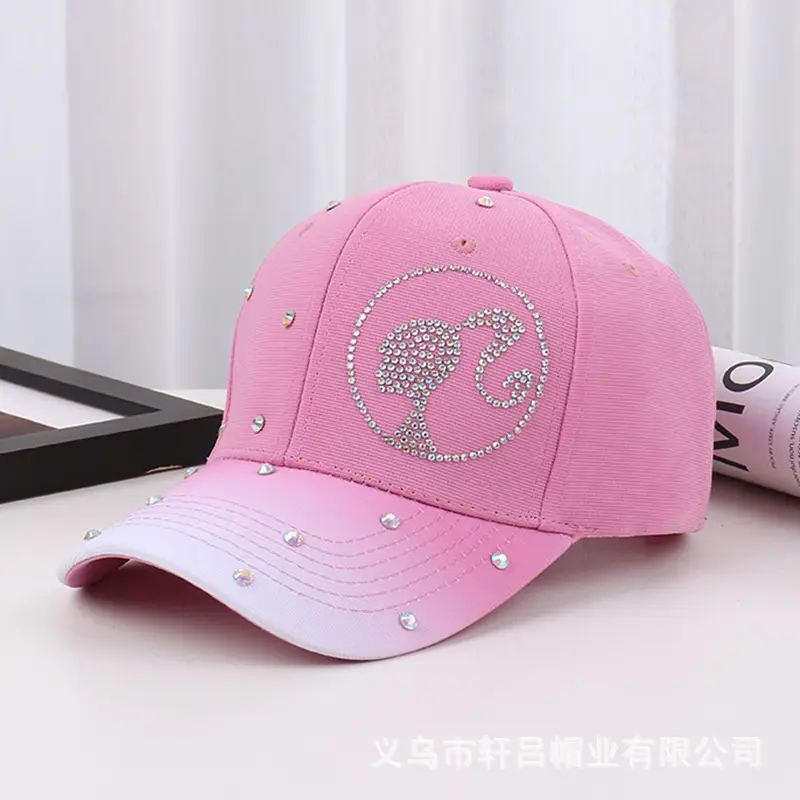 Rhinestone Crossbody Hat for Women Black White - Image 4