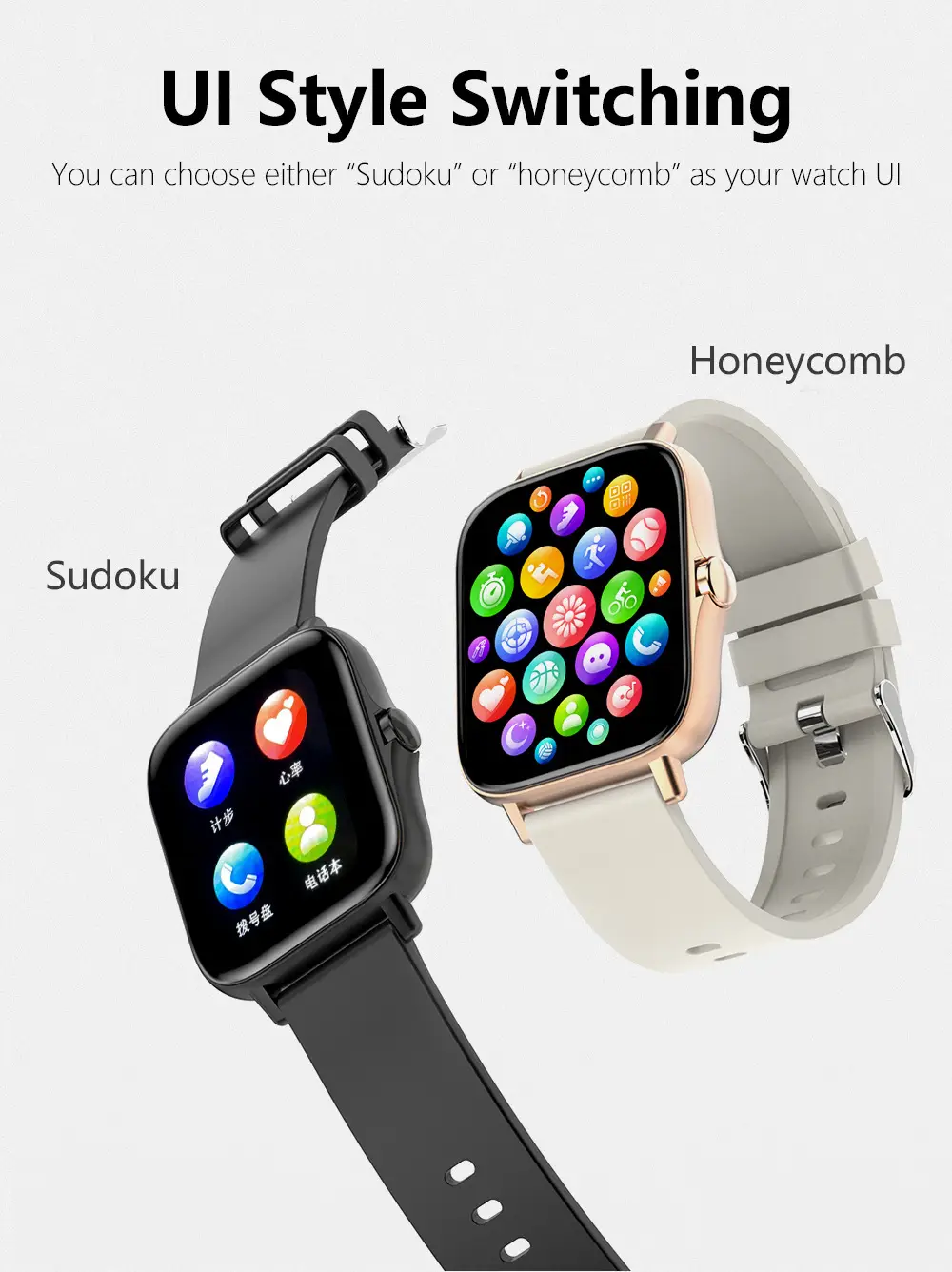 Huami H13 Smart Watch Pink Mesh Band Bluetooth Heart Rate — feature 5