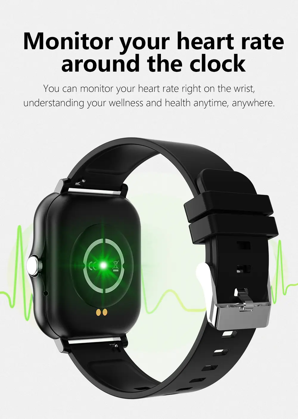 Huami H13 Smart Watch Pink Mesh Band Bluetooth Heart Rate — feature 9