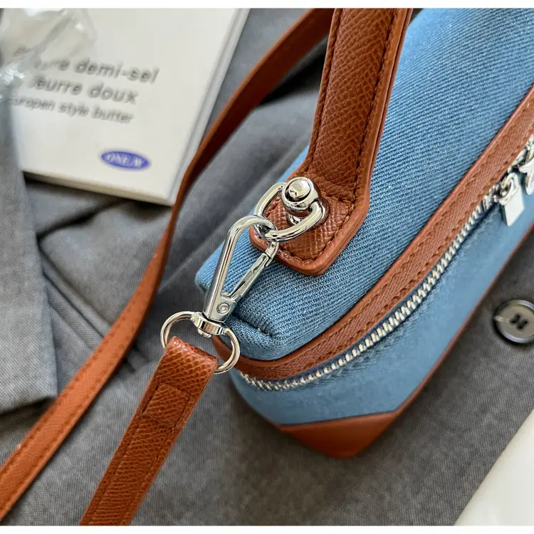 Blue Denim Square Bag Women 2024 Crossbody Shoulder — feature 10