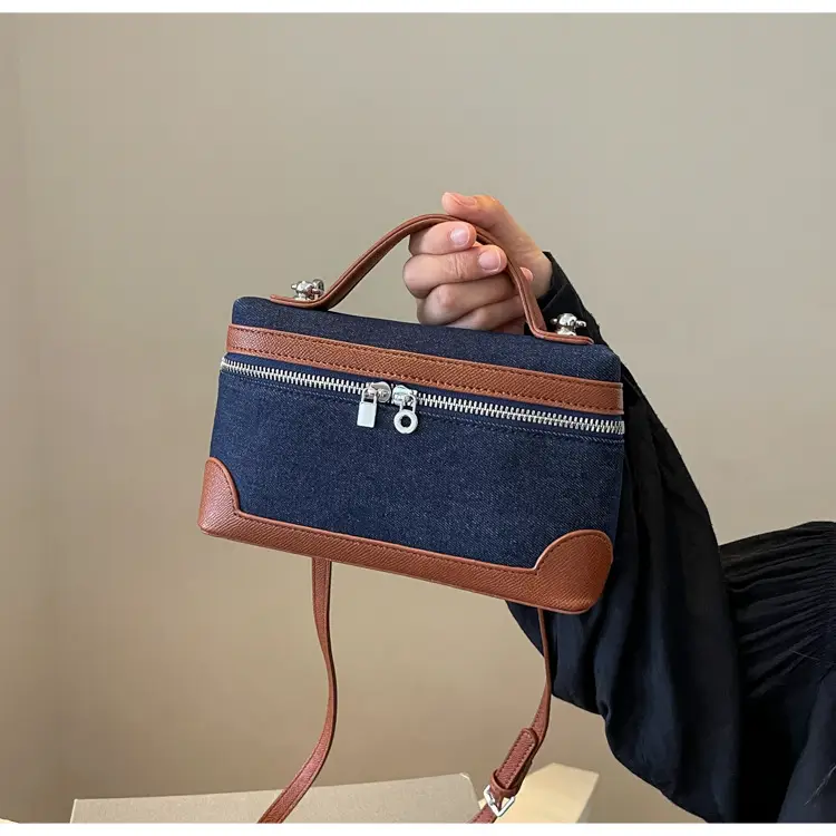 Blue Denim Square Bag Women 2024 Crossbody Shoulder — feature 19