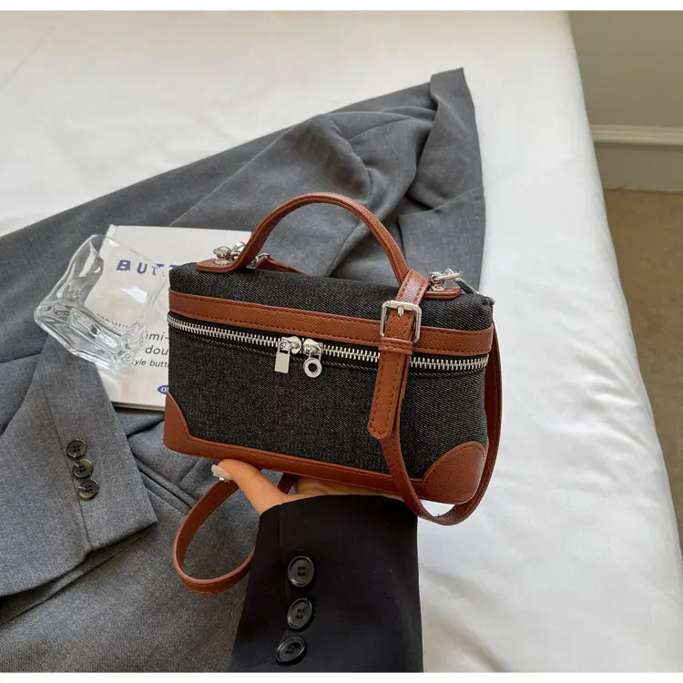 Blue Denim Square Bag Women 2024 Crossbody Shoulder — feature 20