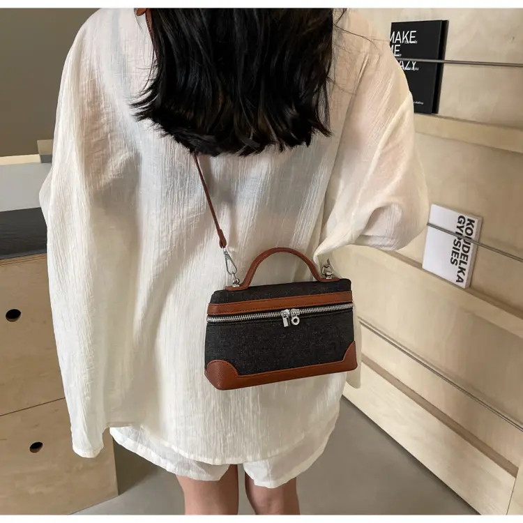 Blue Denim Square Bag Women 2024 Crossbody Shoulder — feature 42