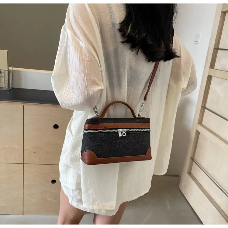 Blue Denim Square Bag Women 2024 Crossbody Shoulder — feature 43