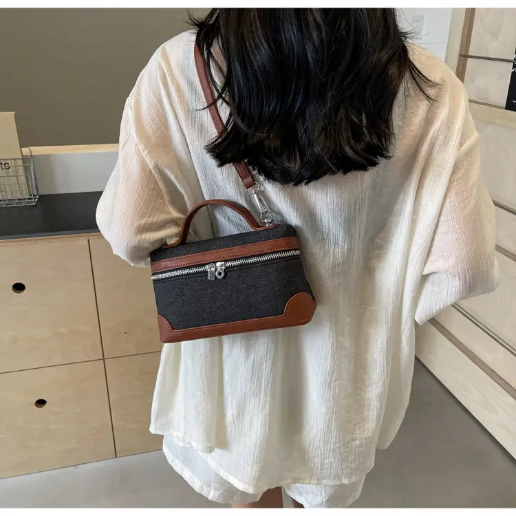 Blue Denim Square Bag Women 2024 Crossbody Shoulder — feature 45