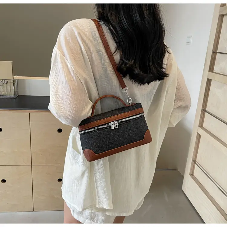 Blue Denim Square Bag Women 2024 Crossbody Shoulder — feature 48