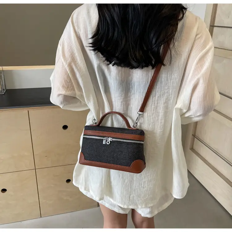 Blue Denim Square Bag Women 2024 Crossbody Shoulder — feature 49